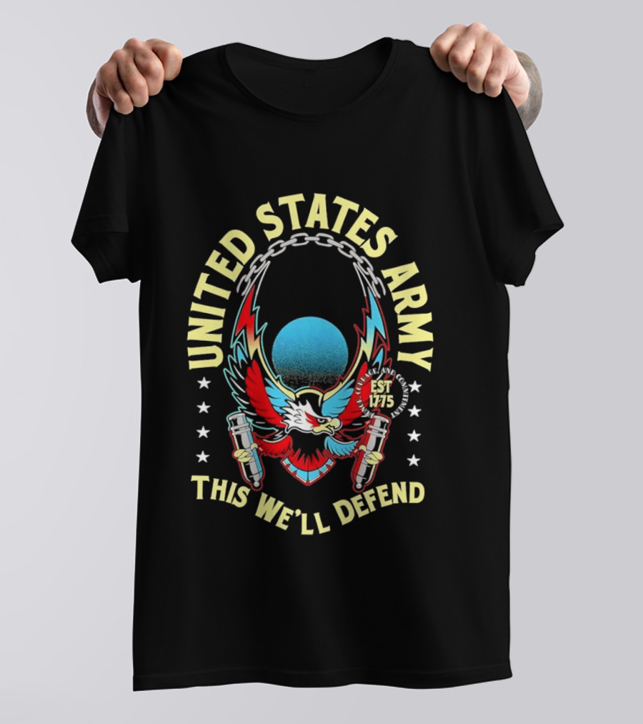 United States Army This We'll Defend Eagle Est 1775 T-Shirt