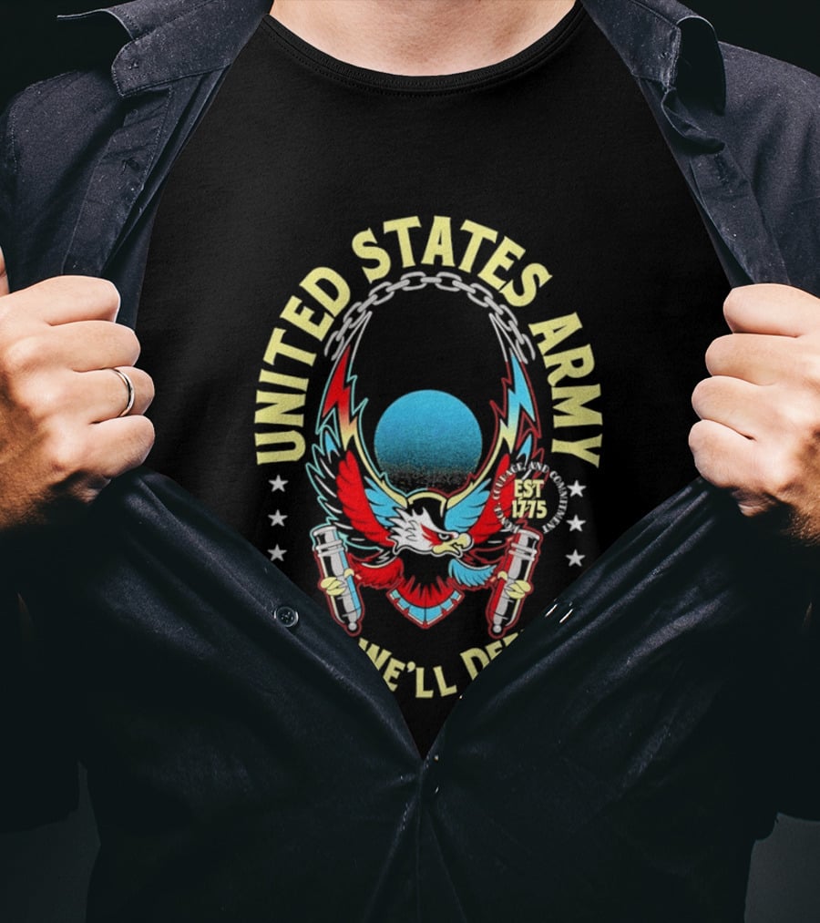 United States Army This We'll Defend Eagle Est 1775 T-Shirt