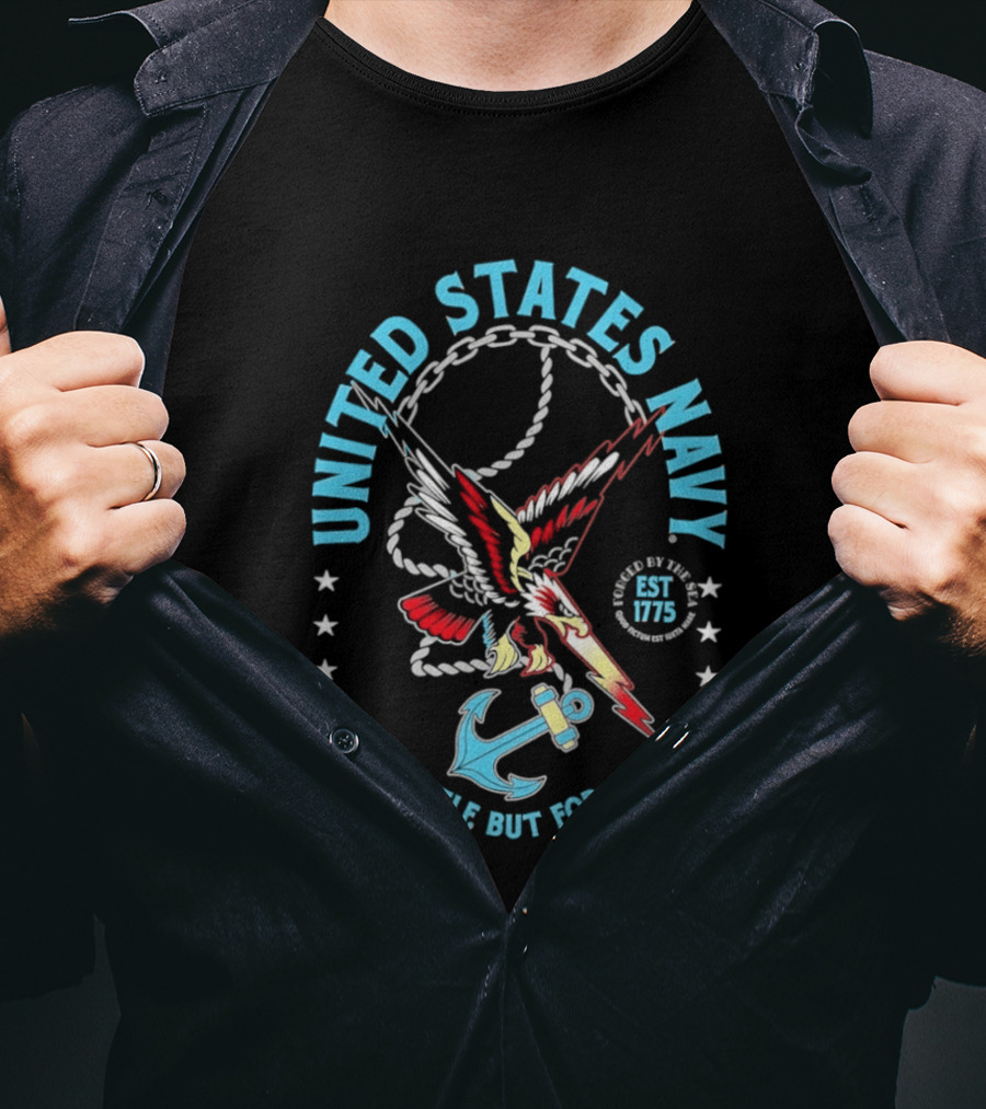 United States Navy Eagle Anchor Established 1775 Not For Self But For Country T-Shirt