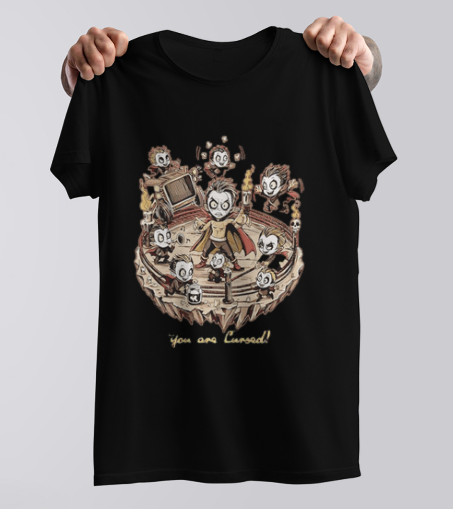 Vampire Ring Leader Performers You Are Cursed Ensemble With Miniature Creatures T-Shirt