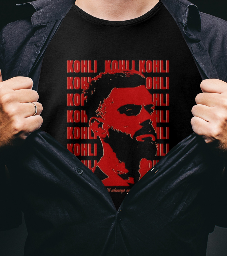 Virat Kohli Hard Work Will Always Earn You Success T-Shirt