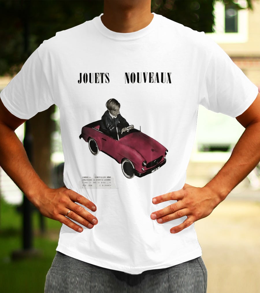 Jouets Nouveaux Vintage Car Child Paris Image T-Shirt