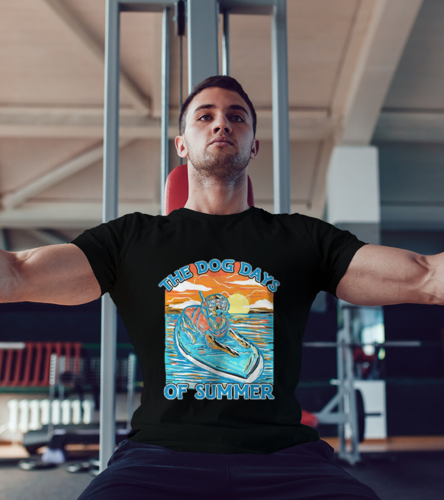 The Dog Days Of Summer Golden Retriever Snorkeling Adventure T-Shirt