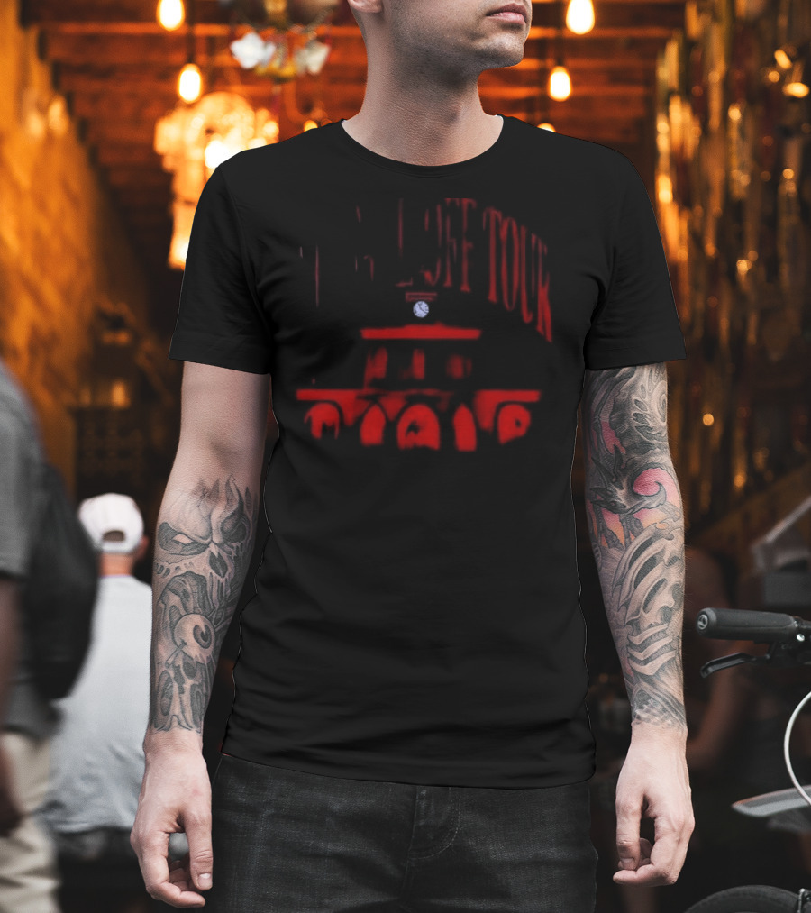 The Fall Off Tour Tower Men's Red Blood Drip T-Shirt