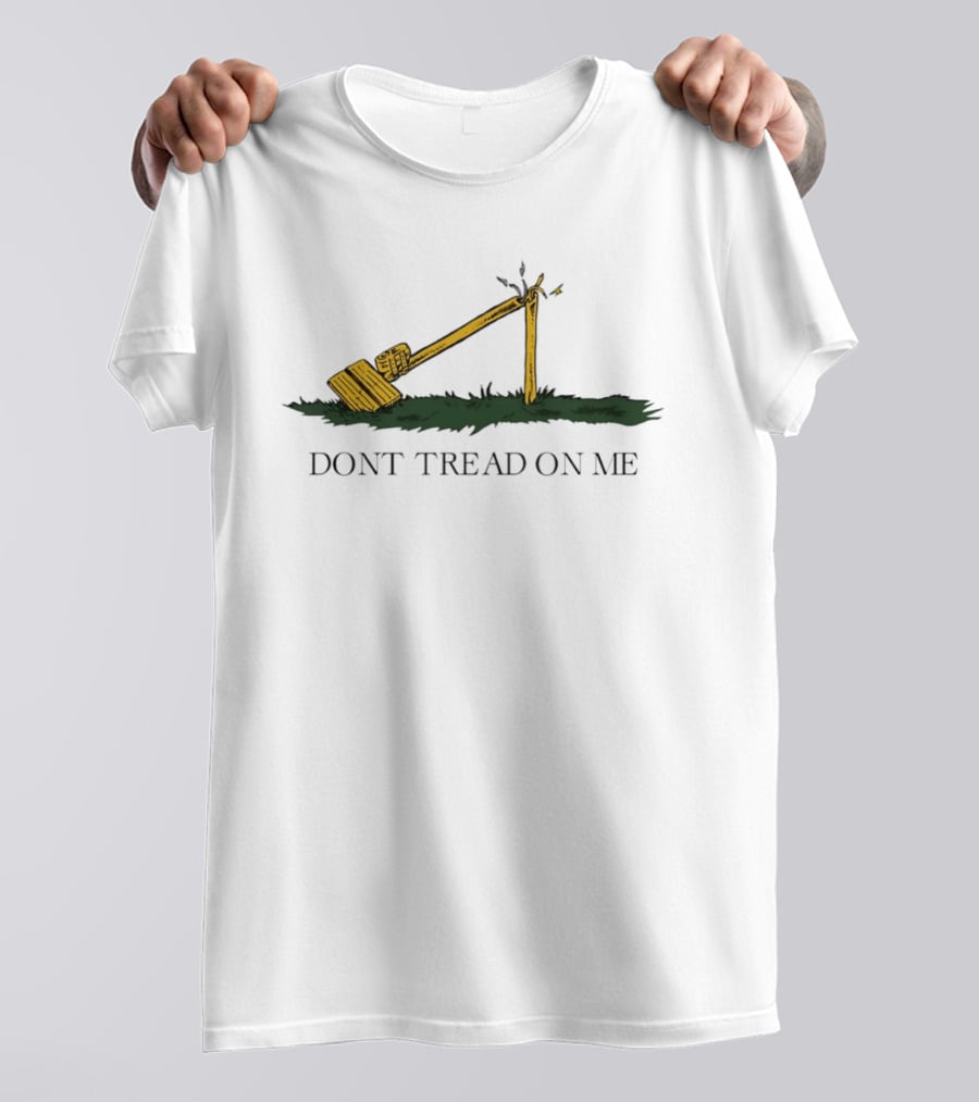 Don't Tread On Me Gadsden Flag Fallen Camera T-Shirt
