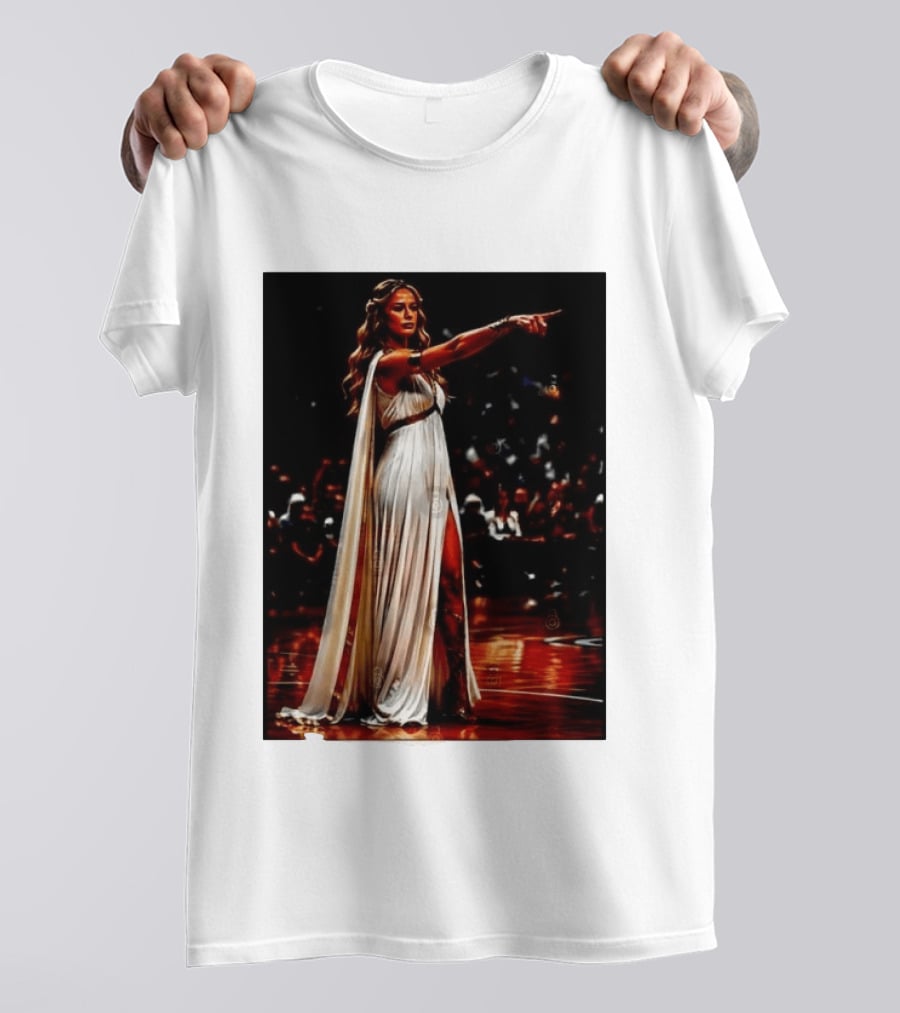 Sophia Cunningham WNBA Goddess Pointing Her Finger Basketball Victory Empowerment T-Shirt