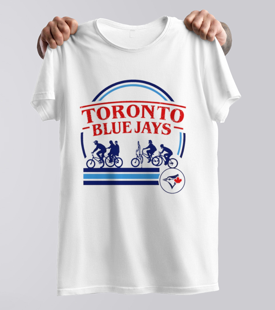 Toronto Blue Jays Stranger Things Bike Crew MLB 2026 T-Shirt