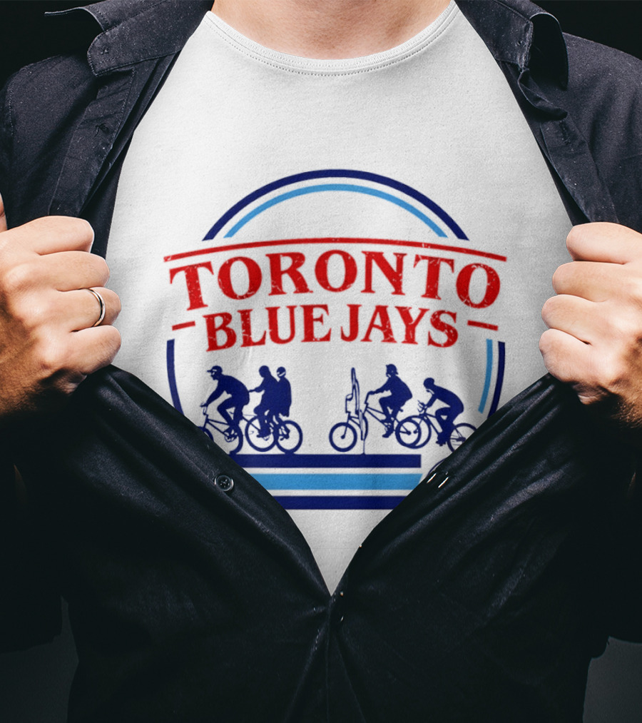 Toronto Blue Jays Stranger Things Bike Crew MLB 2026 T-Shirt