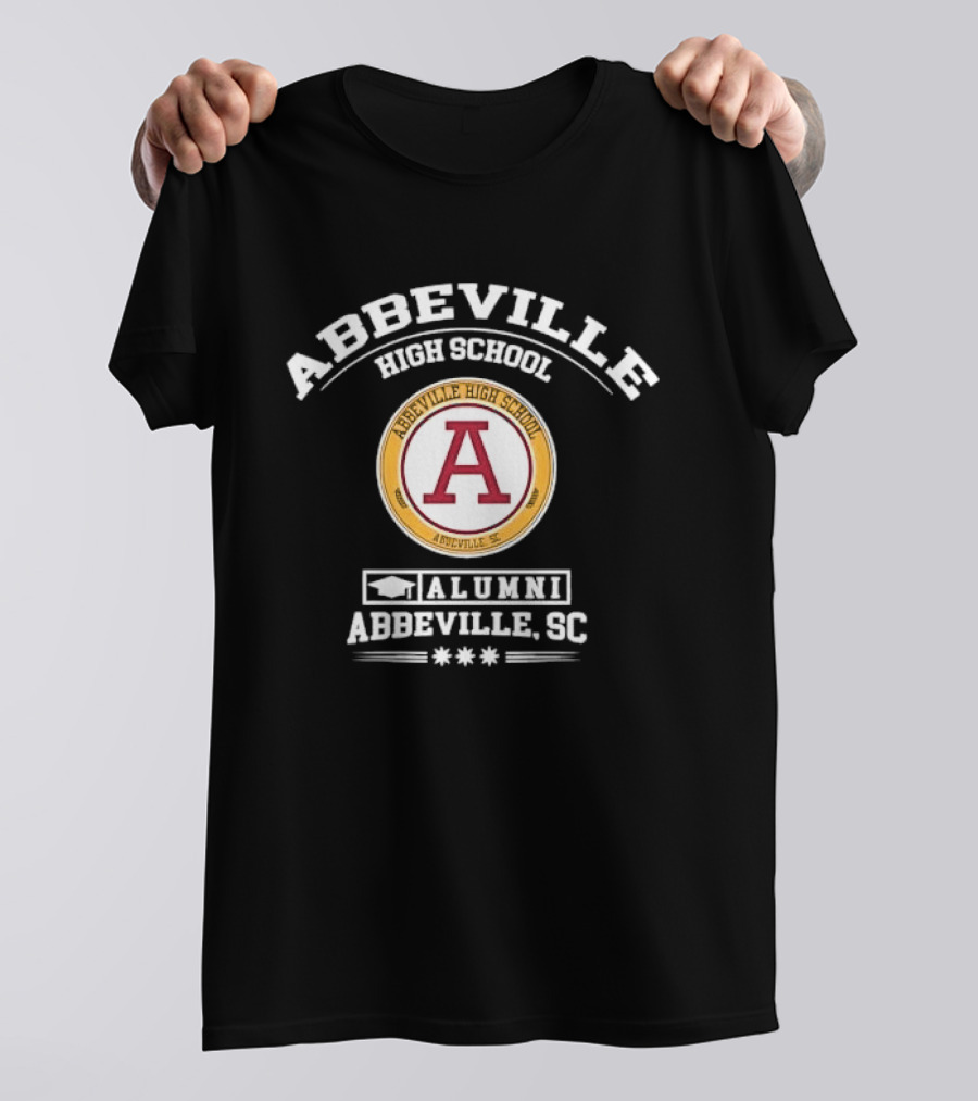 Abbeville High School Alumni A Emblem Abbeville SC Graduation T-Shirt
