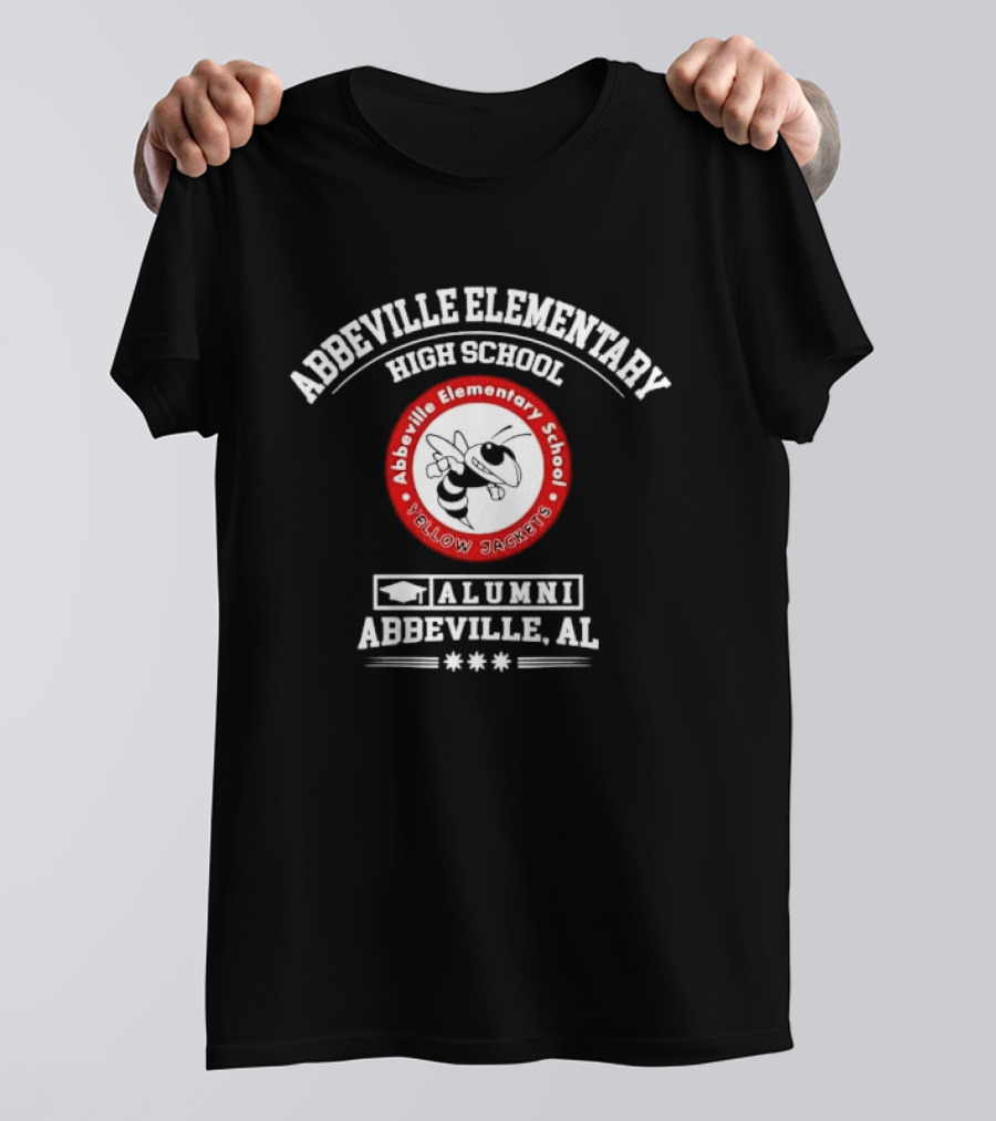 Abbeville Elementary High School Yellow Jackets Alumni Abbeville AL T-Shirt