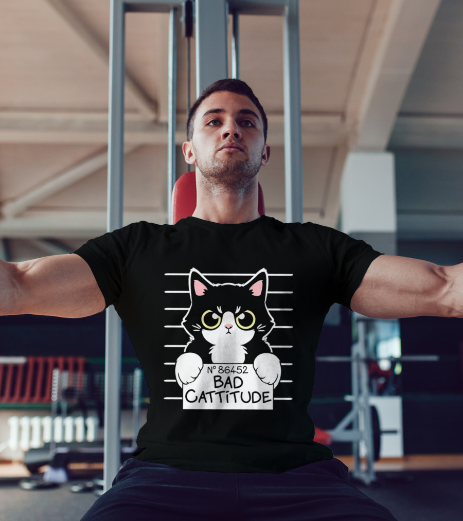 Bad Cattitude Cat Shot N° 35452 T-Shirt