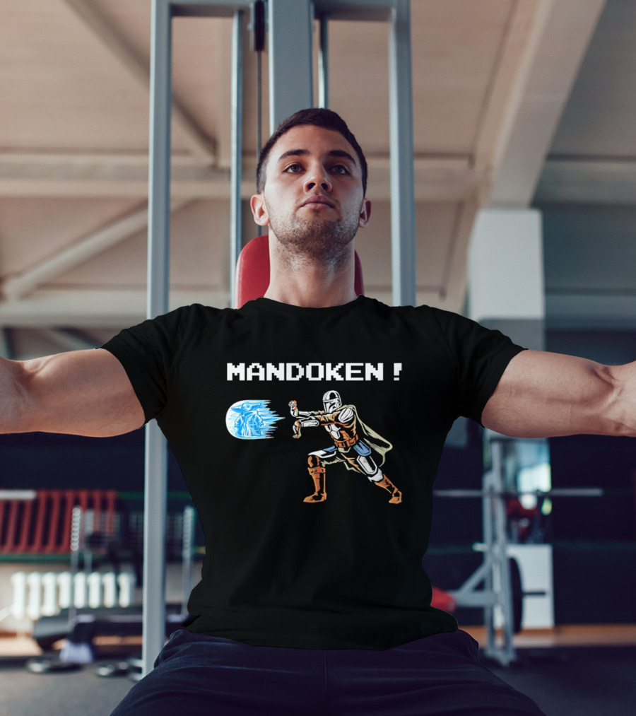 Mandoken The Mandalorian Grogu Force Move Fusion T-Shirt