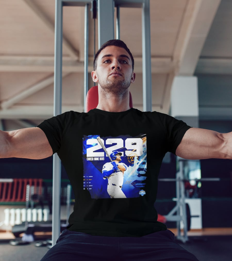 Max Muncy Los Angeles Dodgers 229 Career Home Runs Celebration MLB Champions T-Shirt