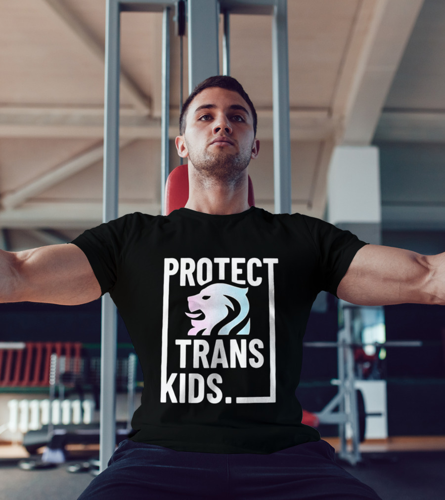 Protect Trans Kids Lion T-Shirt