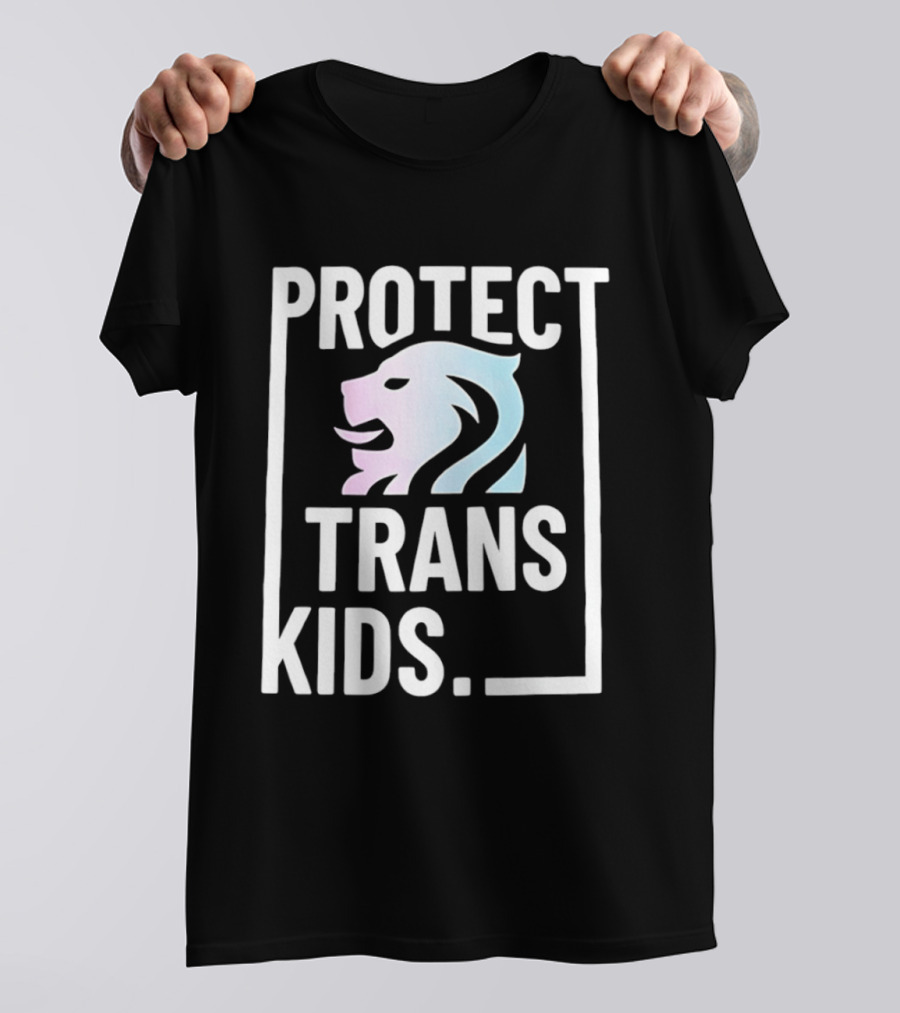 Protect Trans Kids Lion T-Shirt
