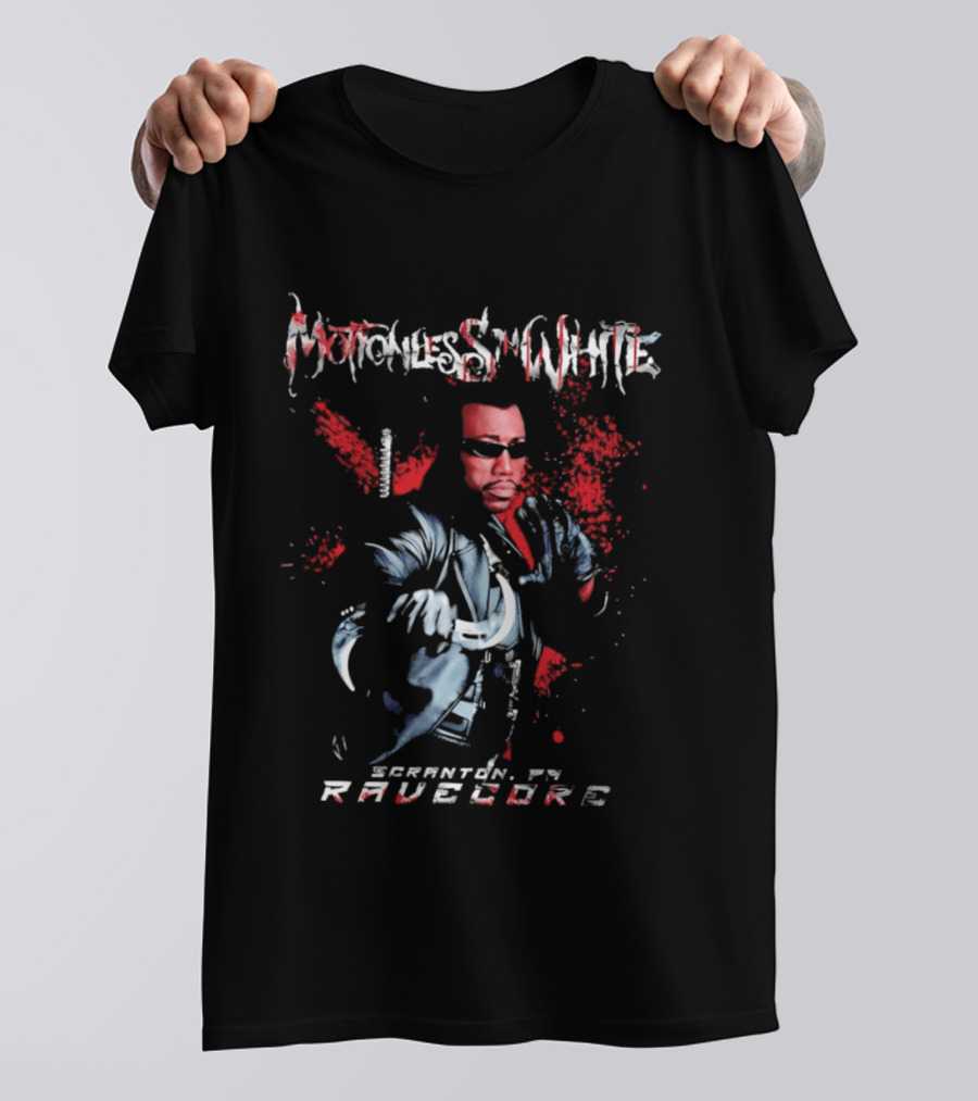 Motionless In White Blood Rave Scranton PA Ravecore T-Shirt