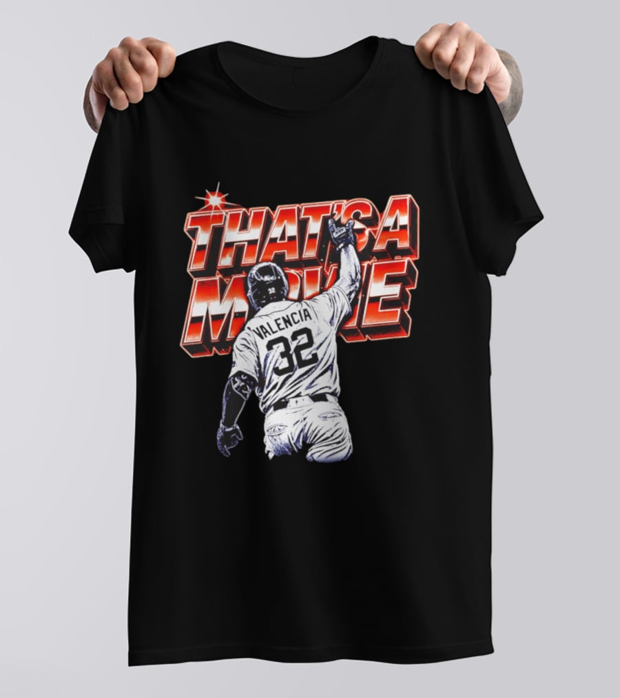 Eduardo Valencia 32 Detroit Tigers That's A Movie T-Shirt