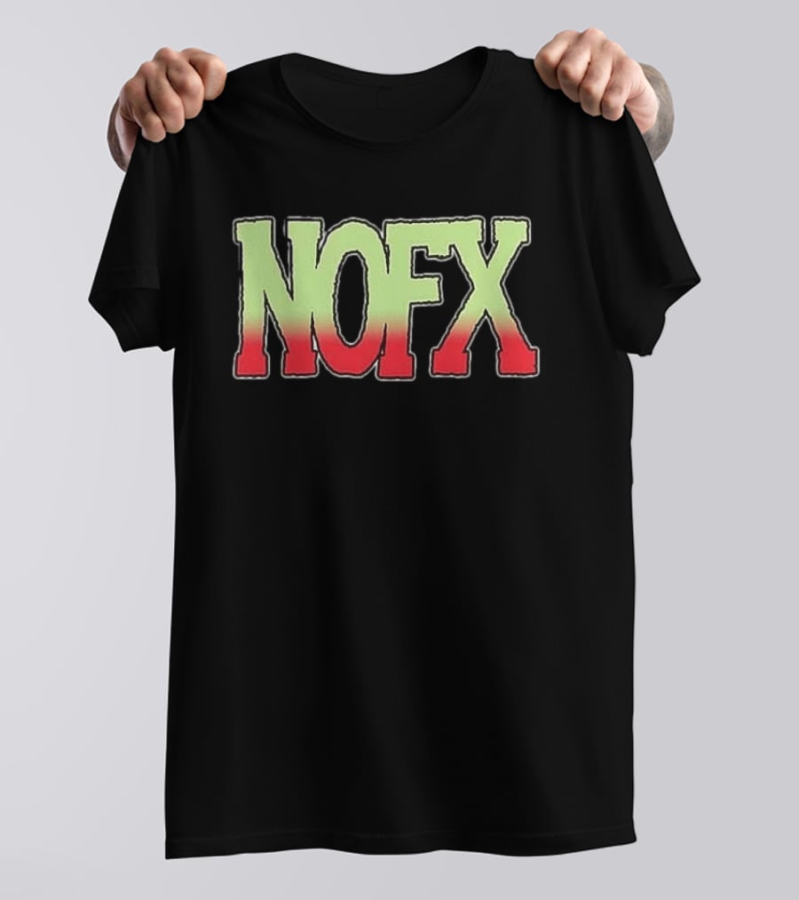 NOFX Ribbed Tour 1991 Vintage Style Nostalgic Punk Band Merch T-Shirt