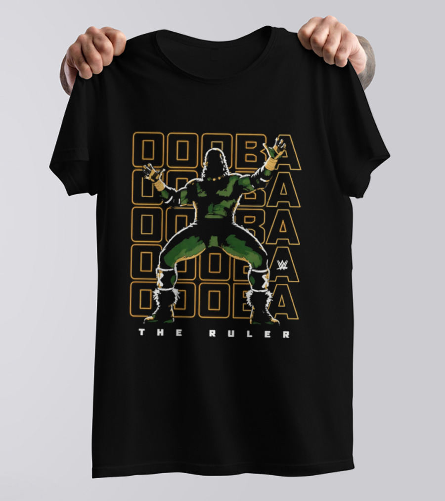 Ooba Chant Pose The Ruler WWE T-Shirt