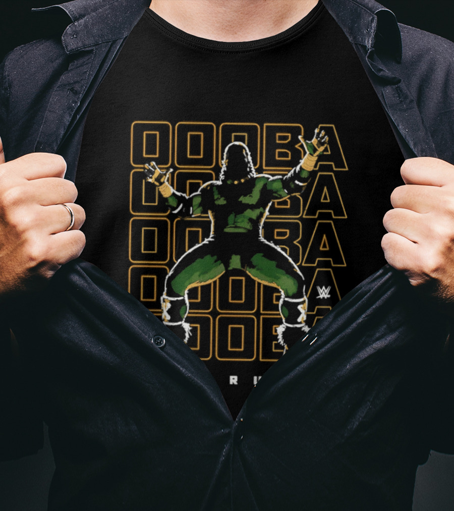 Ooba Chant Pose The Ruler WWE T-Shirt
