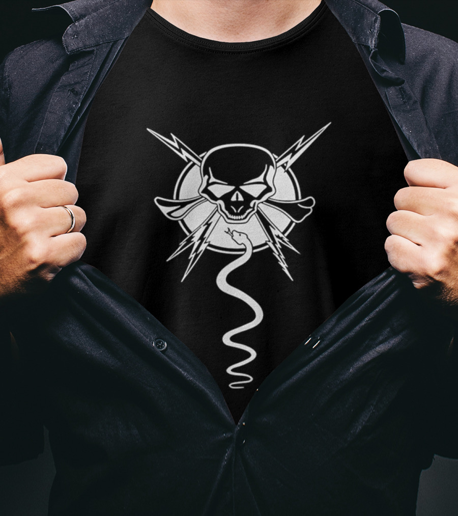 Joan Jett Skull Snake Electric Power T-Shirt