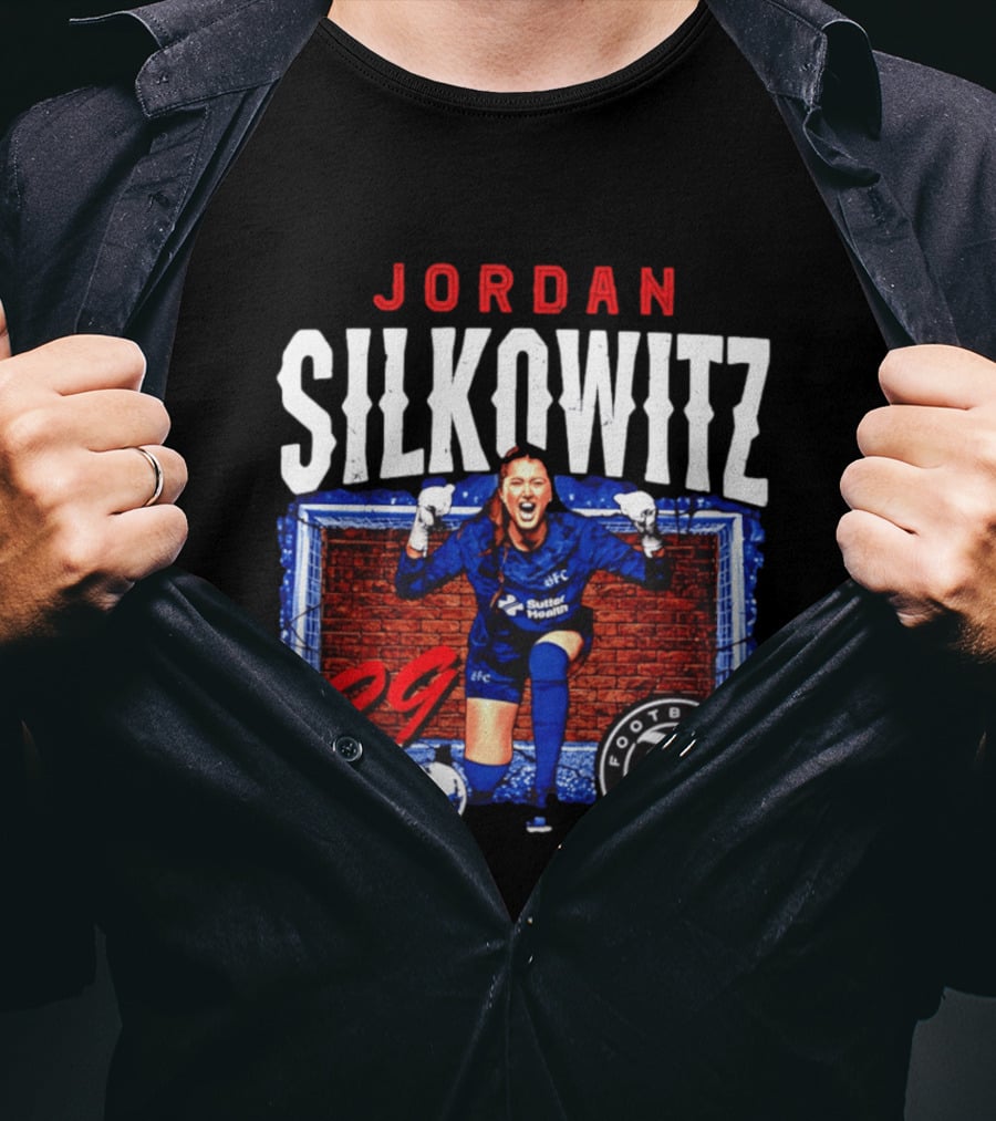 Jordan Silkowitz Bay Football Club #29 Soccer Player T-Shirt