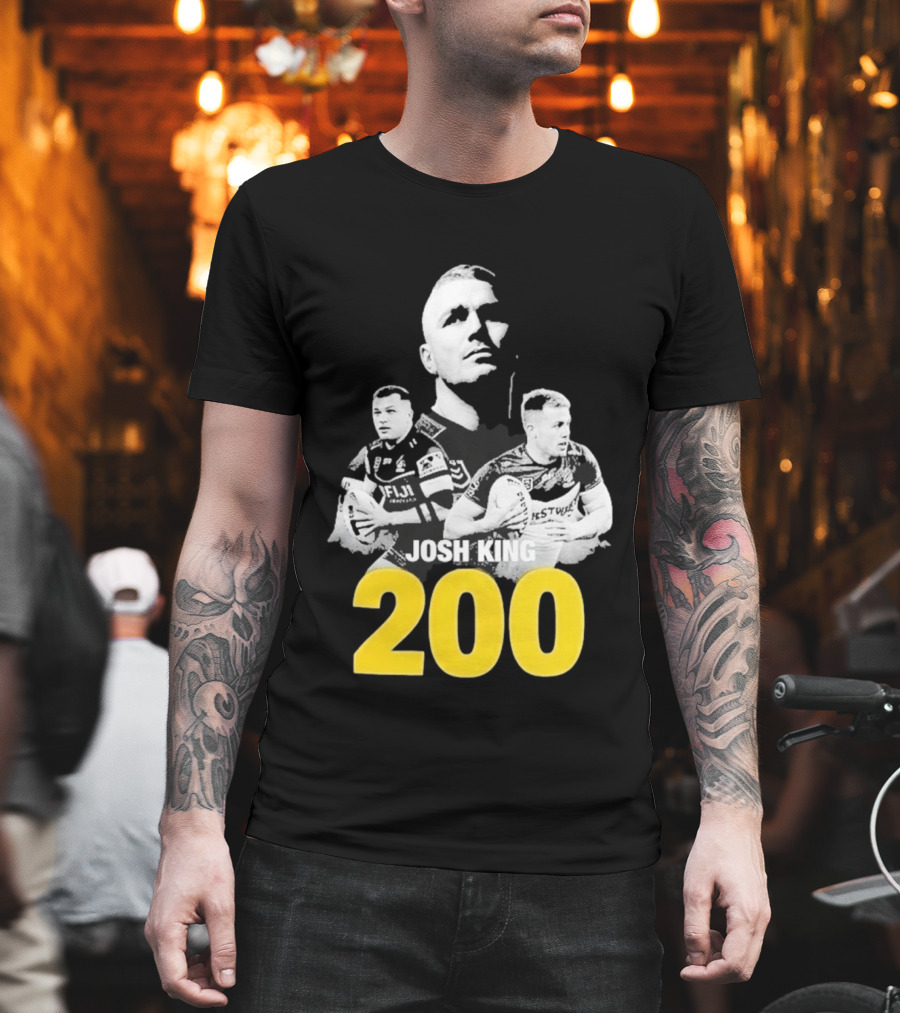 Josh King 200 Rugby Milestone T-Shirt