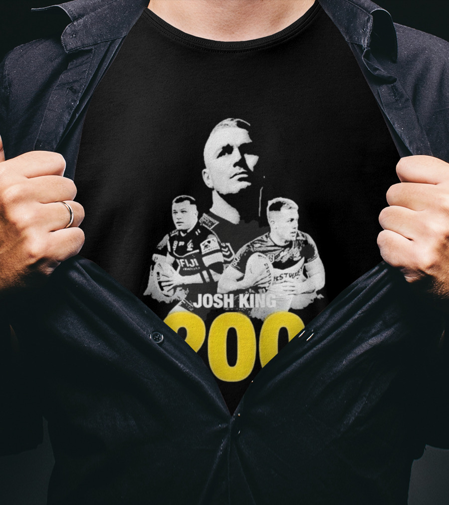 Josh King 200 Rugby Milestone T-Shirt