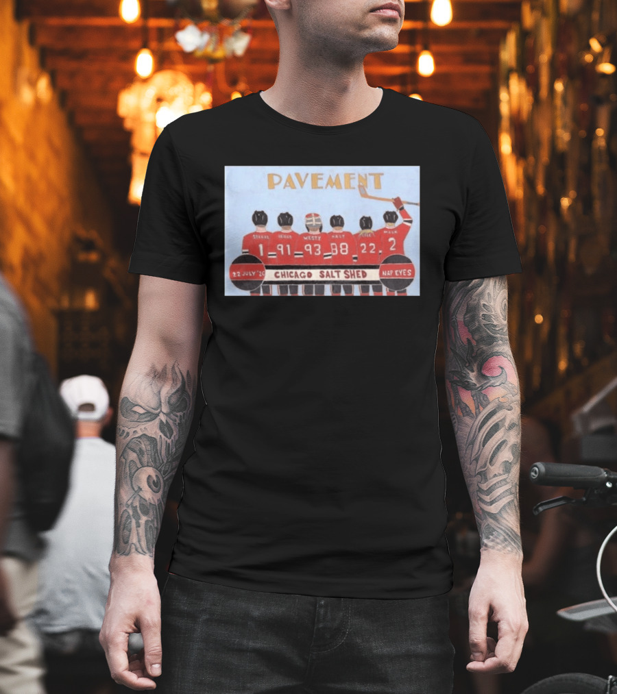 Pavement Band Chicago Salt Shed Nap Eyes July 22 2026 Hockey T-Shirt