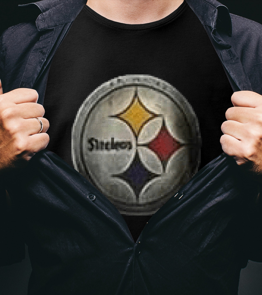 Pittsburgh Steelers Runs In My Blood Skeleton Steelers T-Shirt