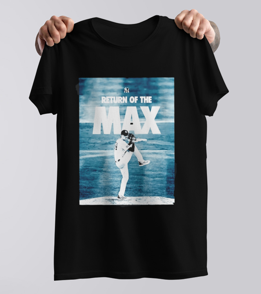 Return Of The Max Fried New York Yankees 54 MLB Pitching Action T-Shirt