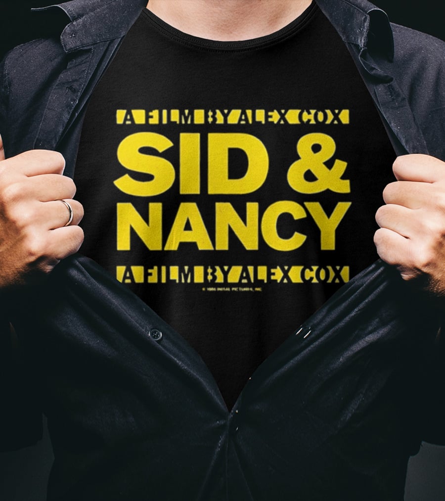 Sid & Nancy Movie Promo Yellow T-Shirt