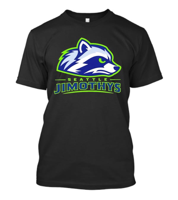 Seattle Jimothys Raccoon Trash Panda Meme Seahawks T-Shirt