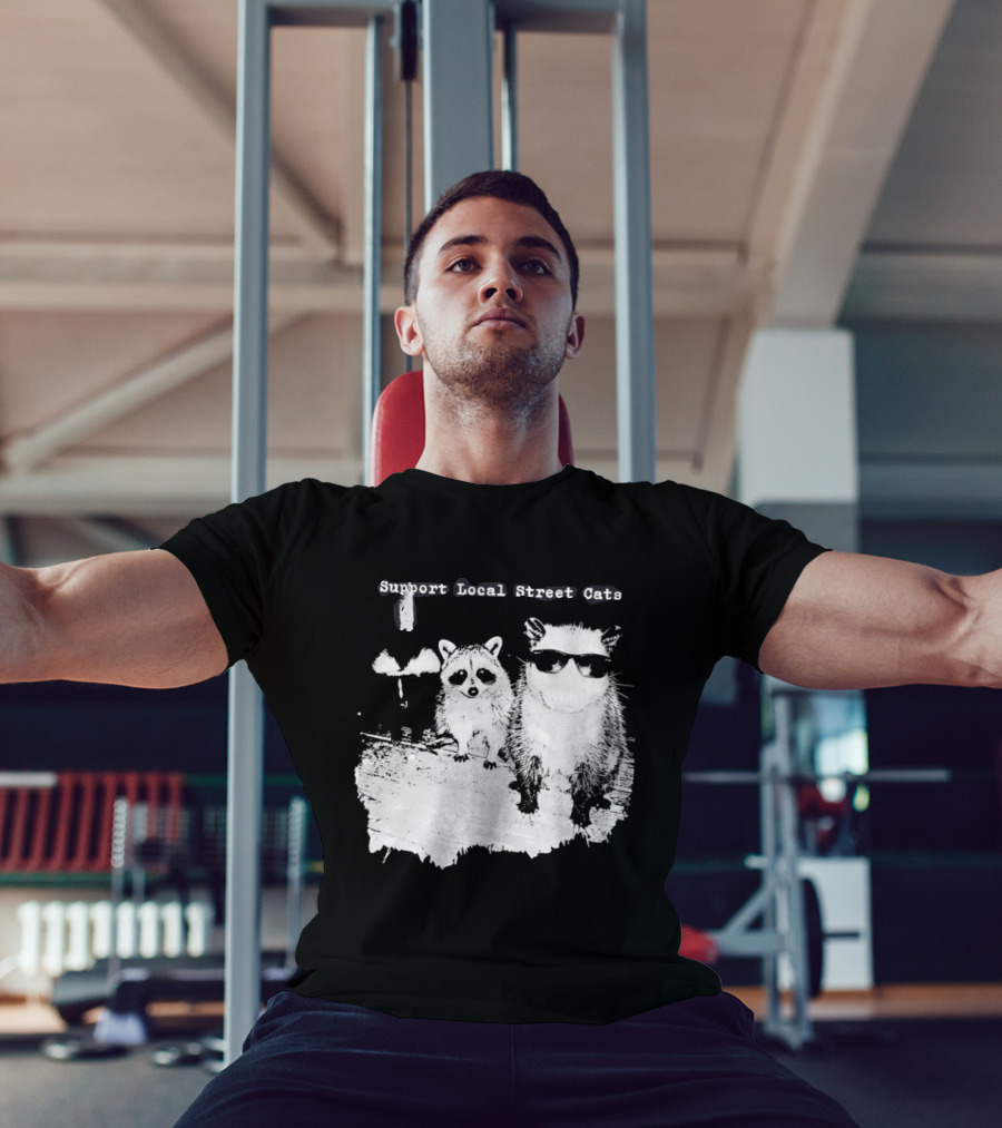 Support Local Street Cats Feline Advocacy T-Shirt