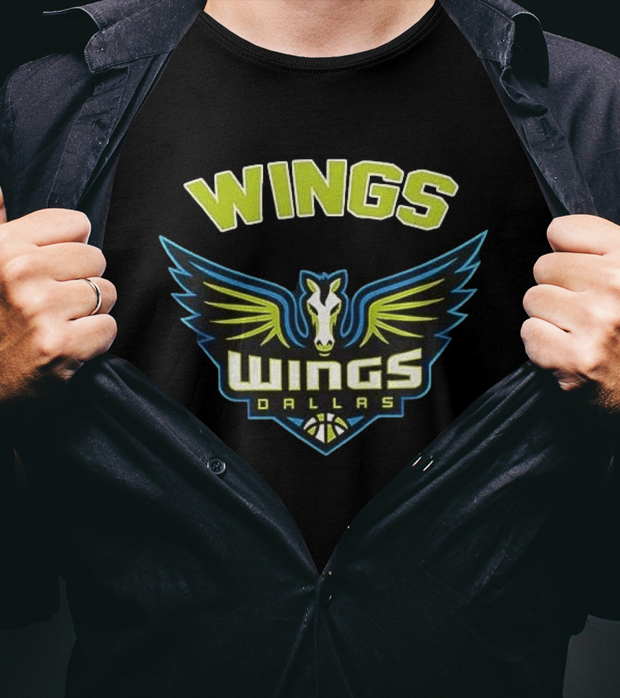 Dallas Wings Basketball Team Custom Name Fan T-Shirt