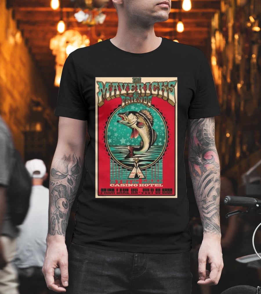 Mystic Lake Casino Hotel The Mavericks Friends Prior Lake MN July 25 2026 T-Shirt