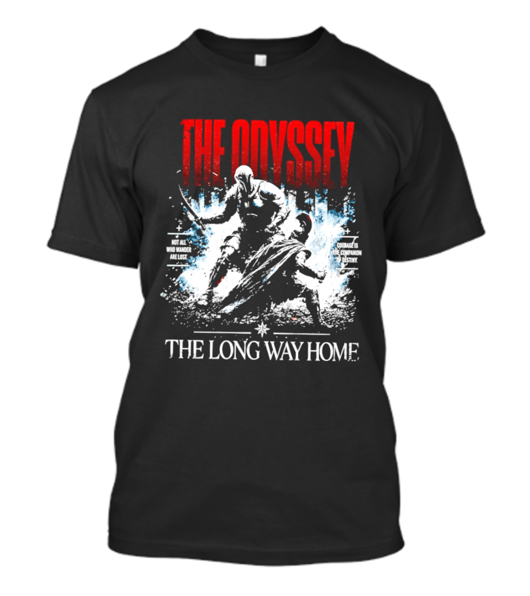 The Odyssey The Long Way Home Skiing Adventure T-Shirt