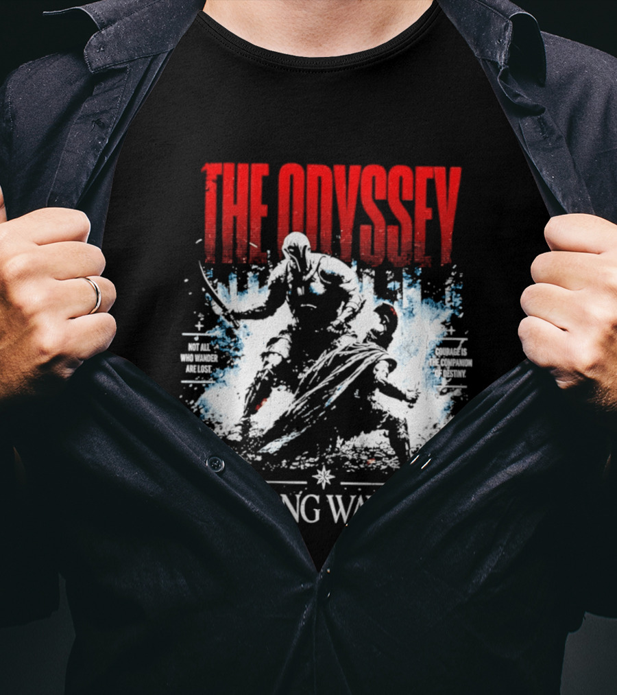 The Odyssey The Long Way Home Skiing Adventure T-Shirt
