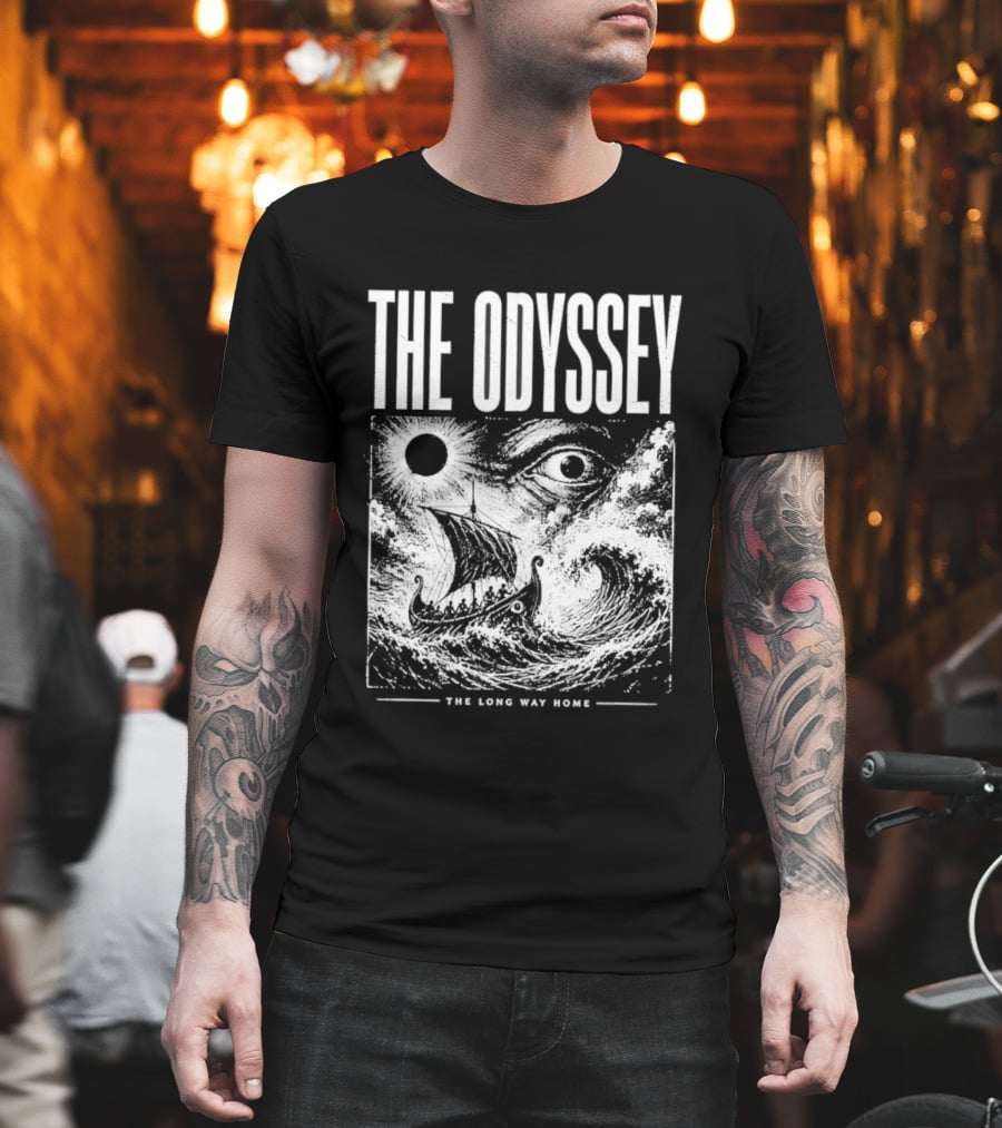 The Odyssey The Long Way Home Greek Mythology Sea Adventure T-Shirt