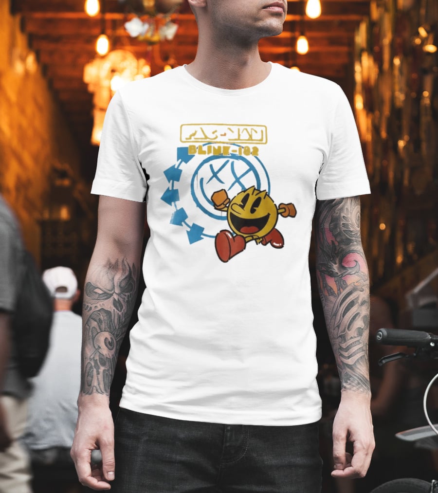 Pac Man Blink 182 San Diego Comic Con 2026 Collaboration T-Shirt