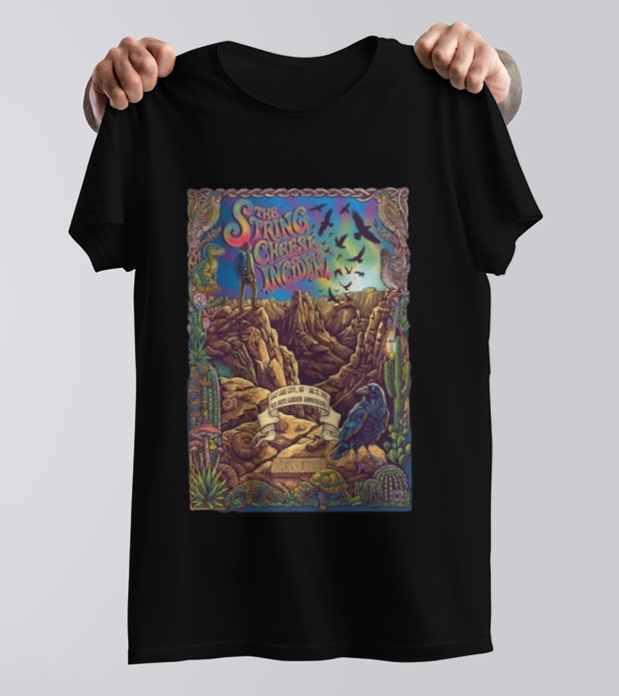 The String Cheese Incident Salt Lake City UT 7 22 2026 Red Butte Garden Amphitheatre T-Shirt