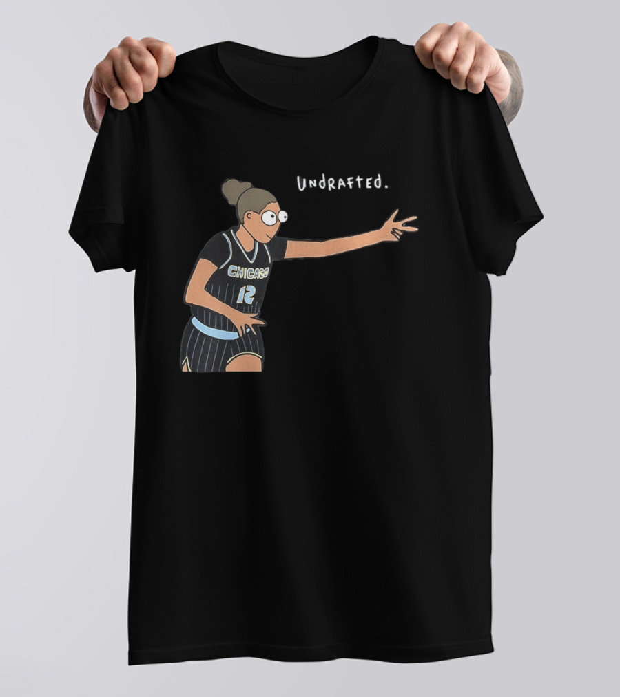 Undrafted Sydney Taylor Chicago Sky WNBA Basketball Player 12 T-Shirt