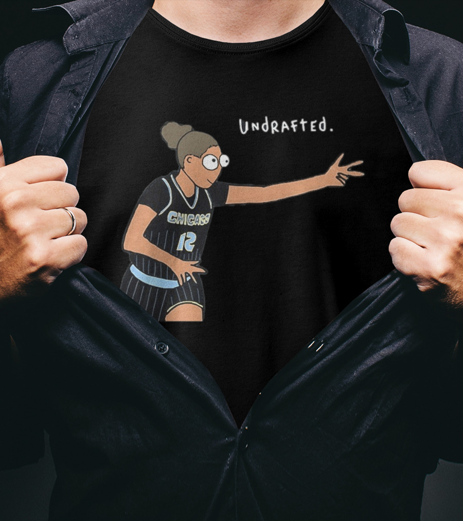 Undrafted Sydney Taylor Chicago Sky WNBA Basketball Player 12 T-Shirt