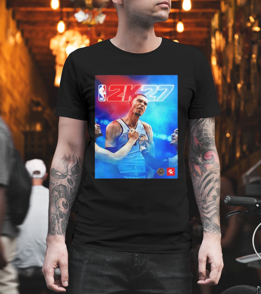 NBA 2K27 Victor Wembanyama San Antonio Spurs T-Shirt