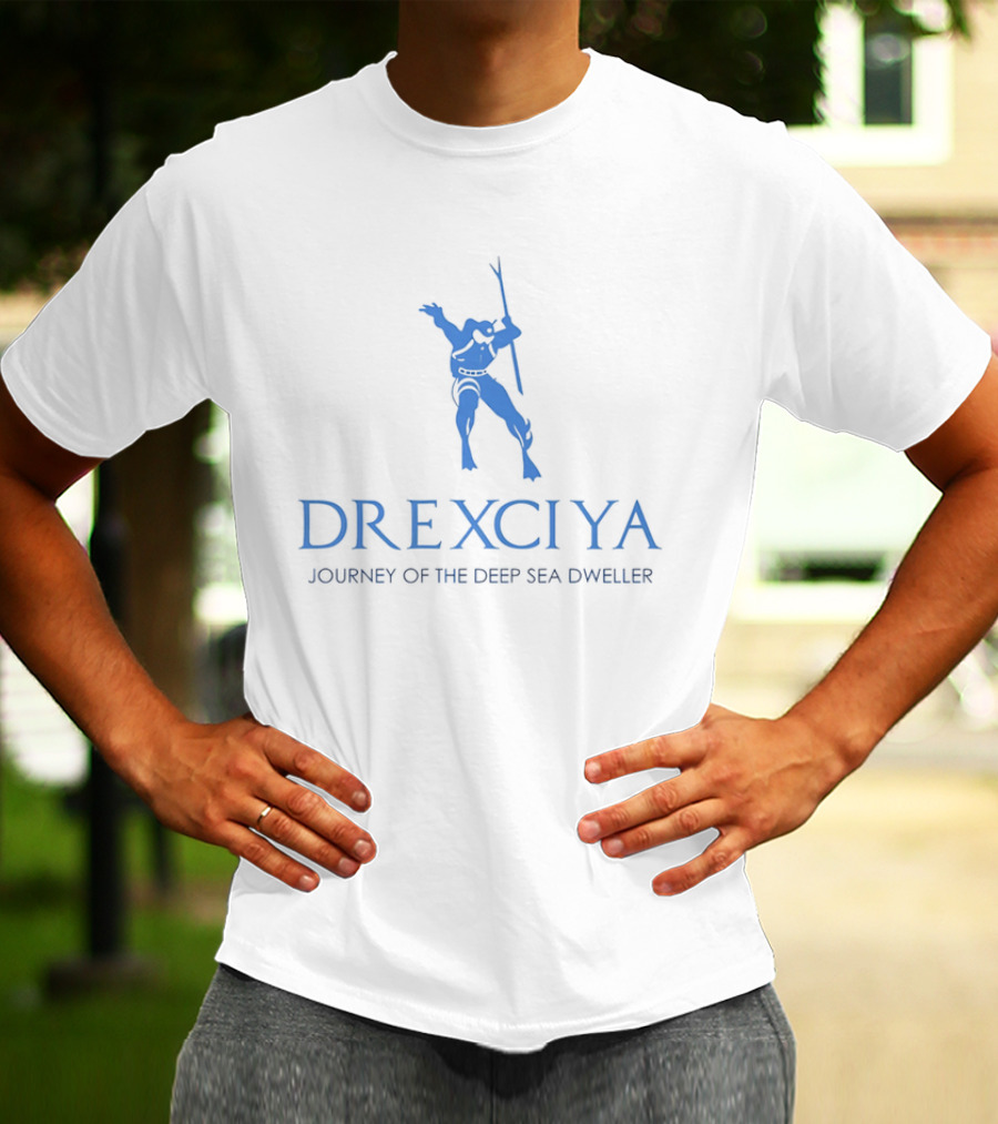 Drexciya Journey Of The Deep Sea Dweller Blue Diver T-Shirt