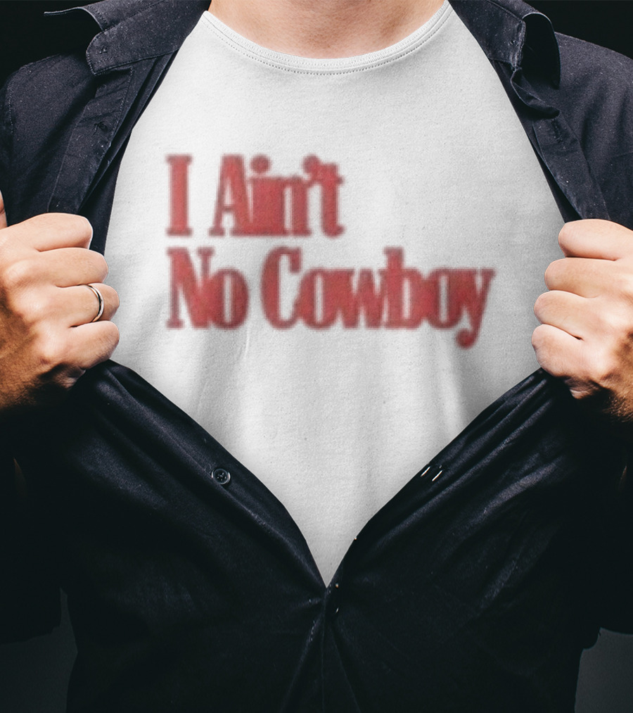 Luke Combs Nicole I Ain't No Cowboy Bold Red T-Shirt