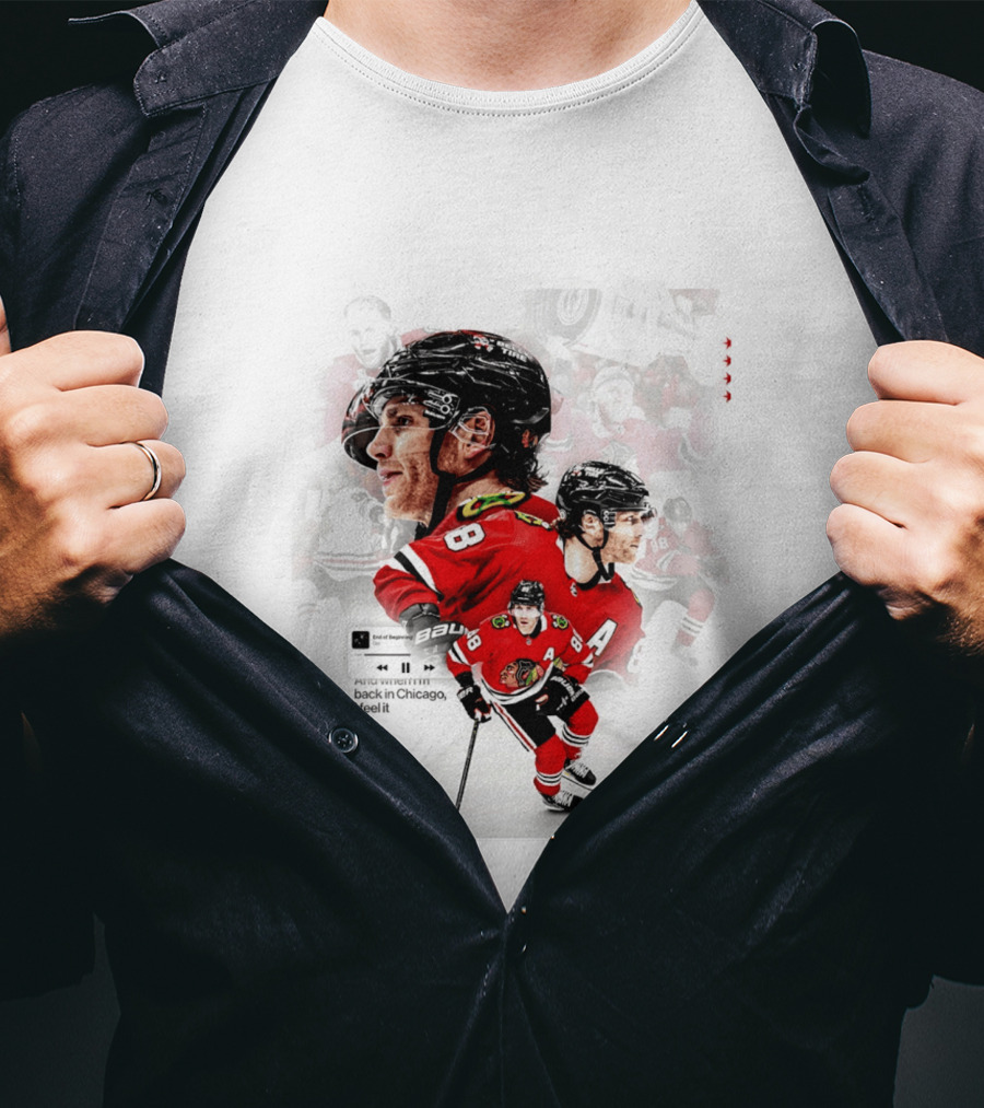 Patrick Kane Chicago Blackhawks Back Where It All Began End Of Beginning 88 T-Shirt