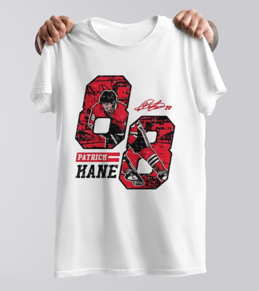Patrick Kane Chicago Blackhawks 88 Comic Style Collaboration T-Shirt