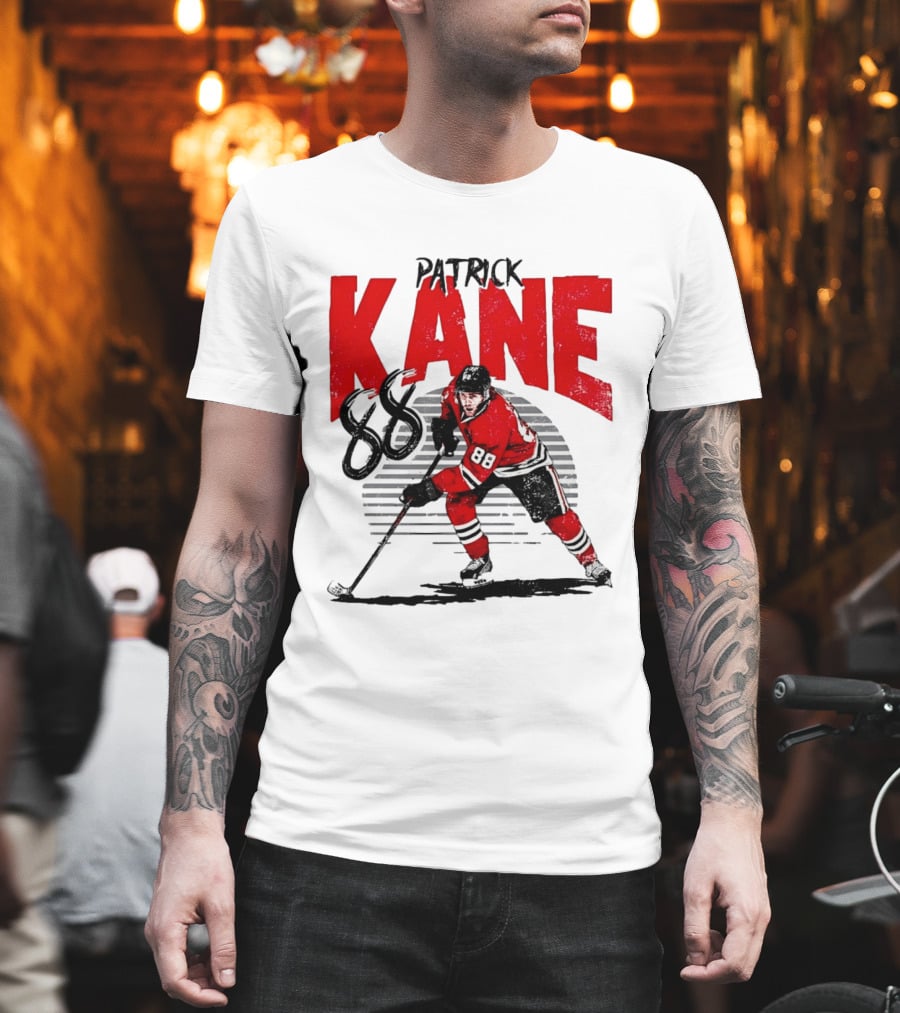 Patrick Kane 88 Chicago Blackhawks Hockey Player Victory T-Shirt