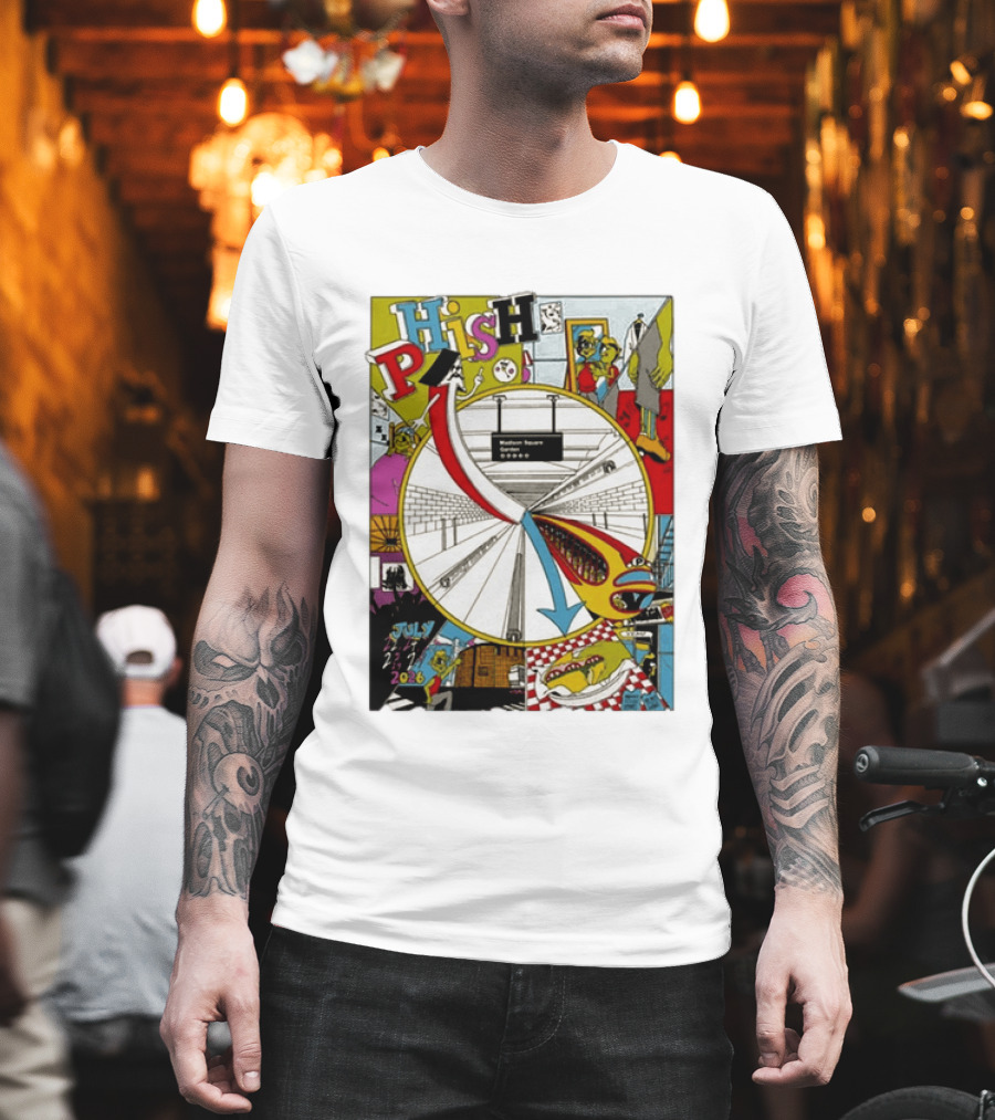 Phish Madison Square Garden New York July 2026 Five Nights Event T-Shirt